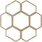Ekena Millwork Florin Wood Fretwork Pierced Ceiling Medallion, Hickory, 34"OD x 12"ID x 3/8"T CMWP34X34X0375FOHI - alternate 3